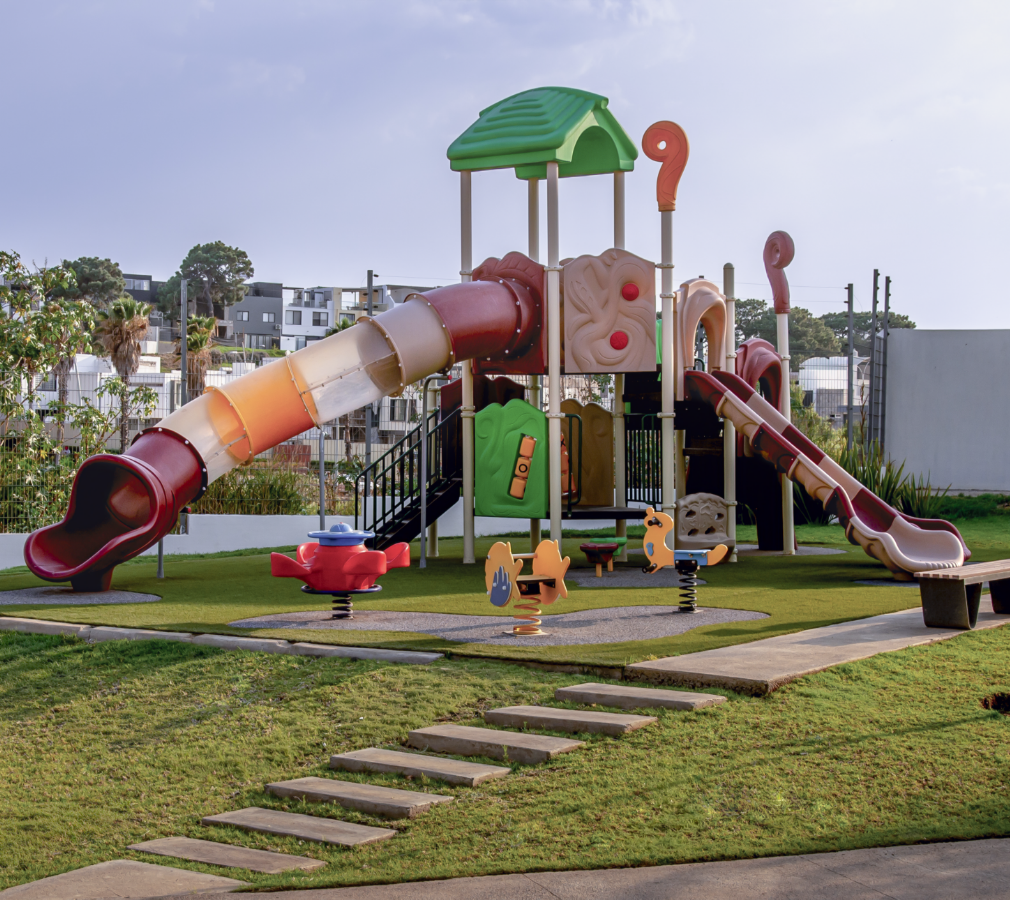 Áreas verdes y juegos para disfrutar en familia
