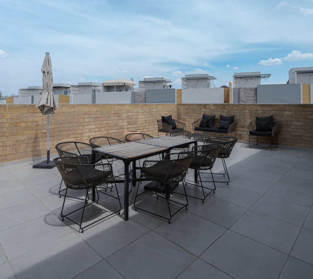 Asadores, coworking y zona WiFi para aprovechar cada espacio