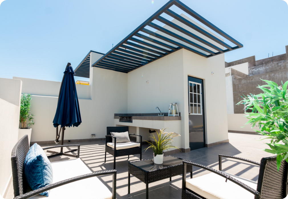 Un roof garden para disfrutar más